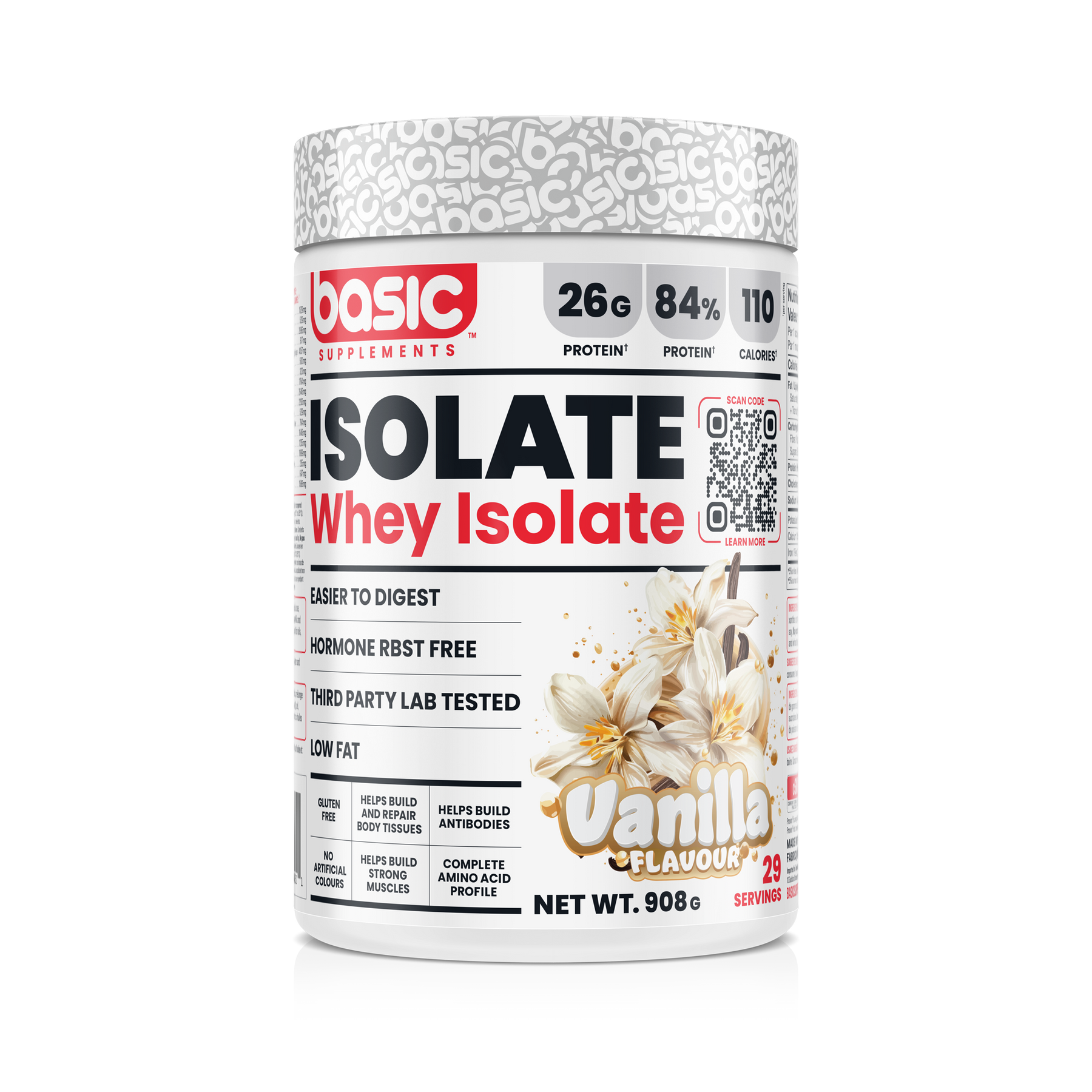 Basic Supplements - Whey Isolate - 2 lbs
