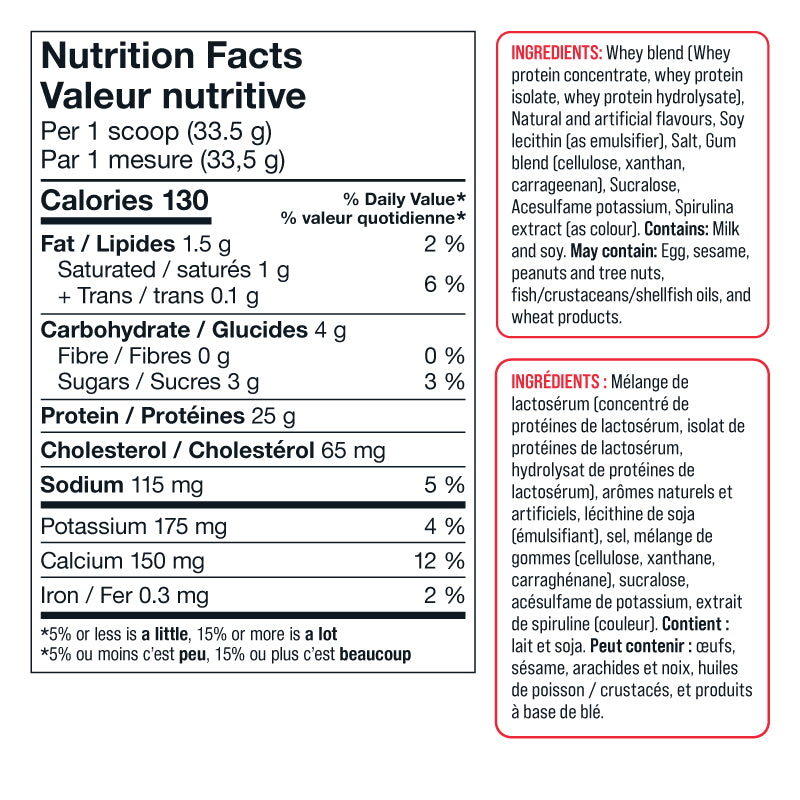 Compléments alimentaires de base - Protéines de lactosérum de base - 2,27 kg