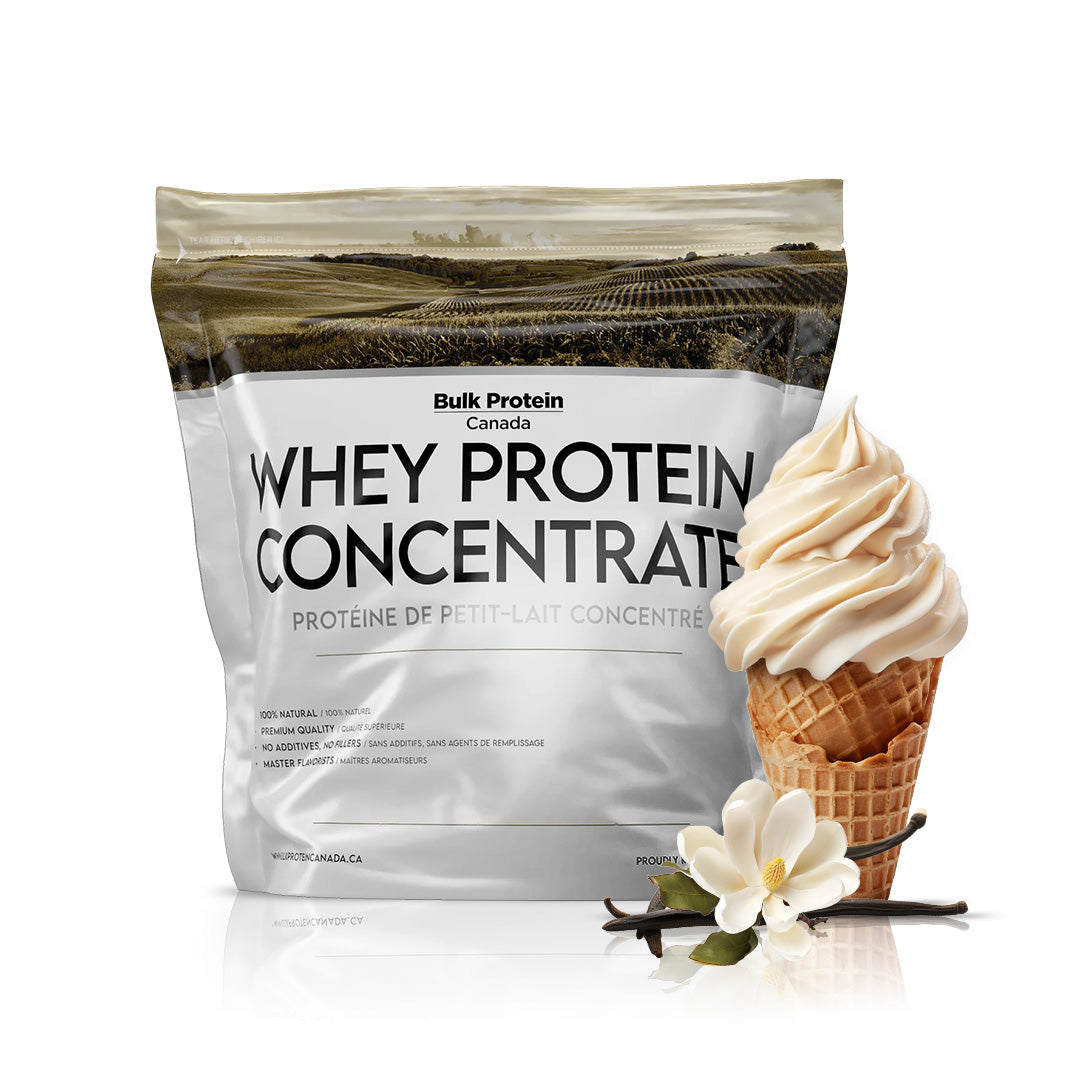 Bulk Protein Canada - Whey Protein Concentrate - 100% Premium Canadian Powder