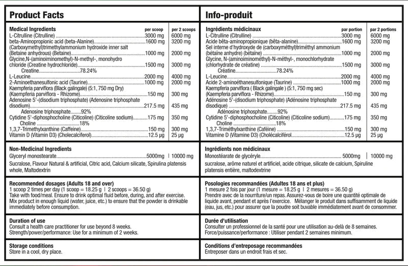 BULL Nutrition - 12 Strong - 40 servings