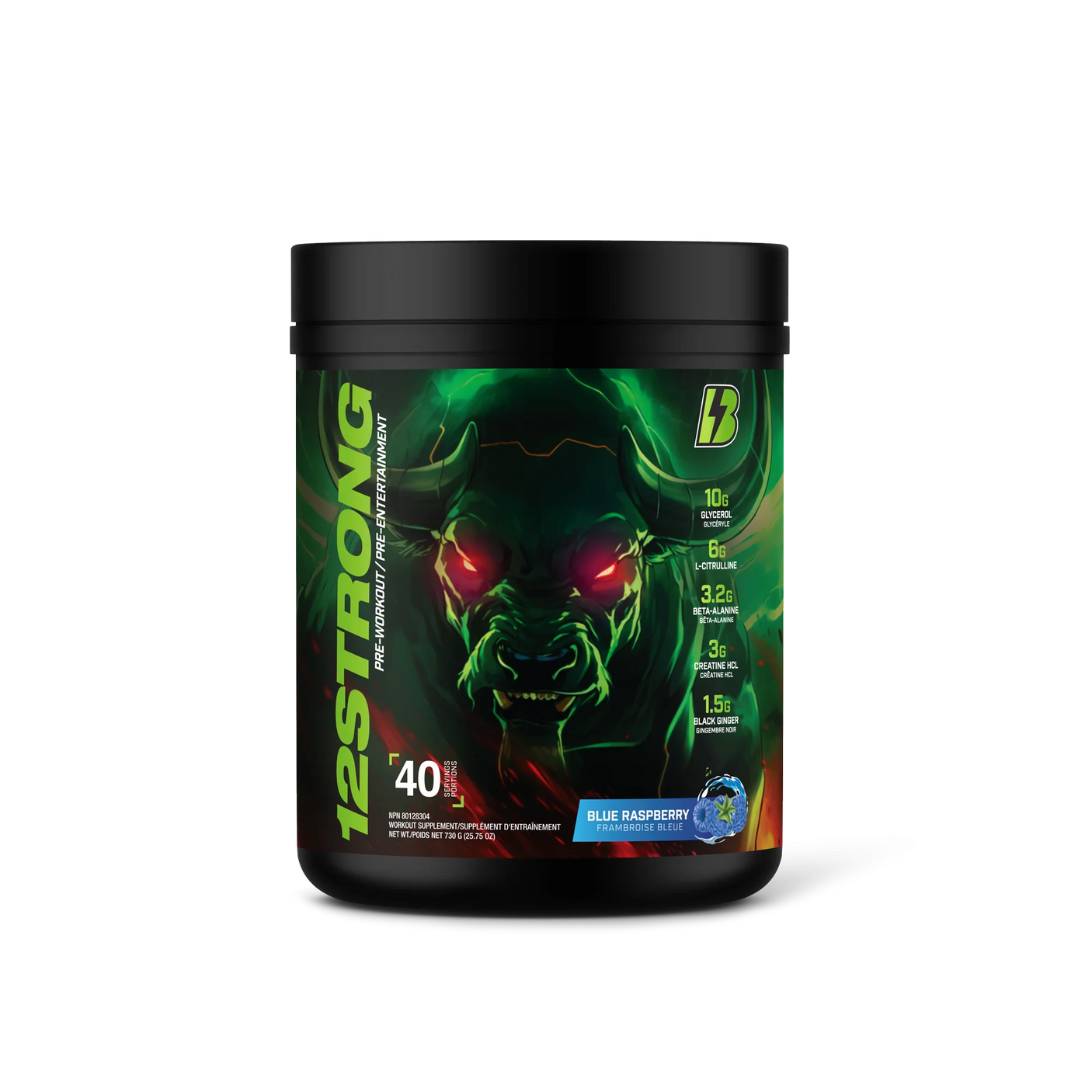 BULL Nutrition - 12 Strong - 40 portions