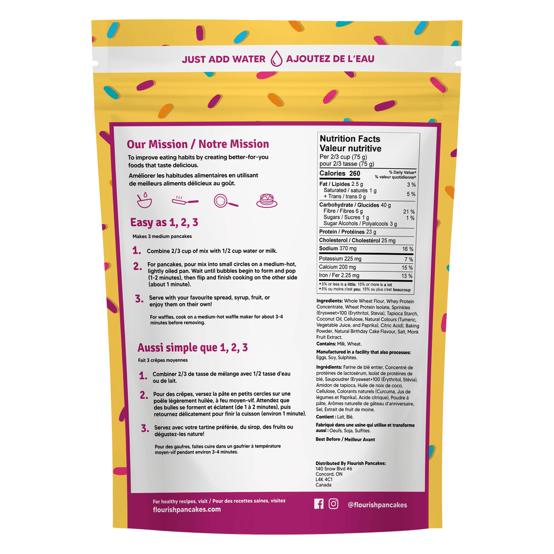 Flourish - Healthy Protein Pancake Mix - 430g