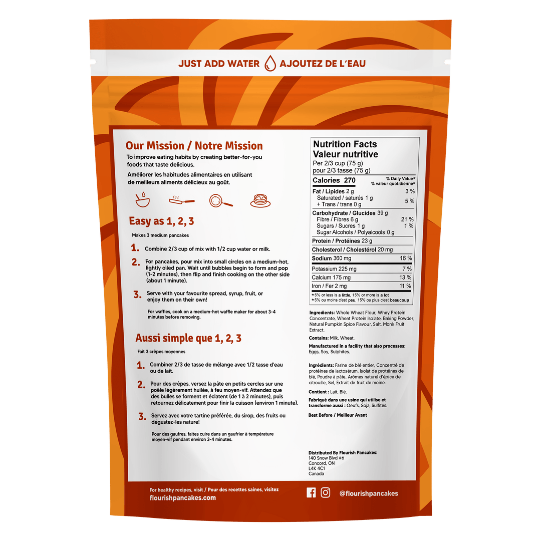 Flourish - Healthy Protein Pancake Mix - 430g