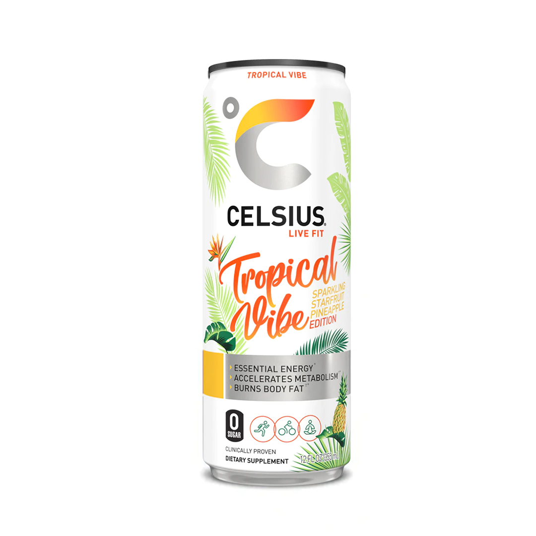 Celsius Energy Drink - Sparkling Essential Fitness Drink - 355ml