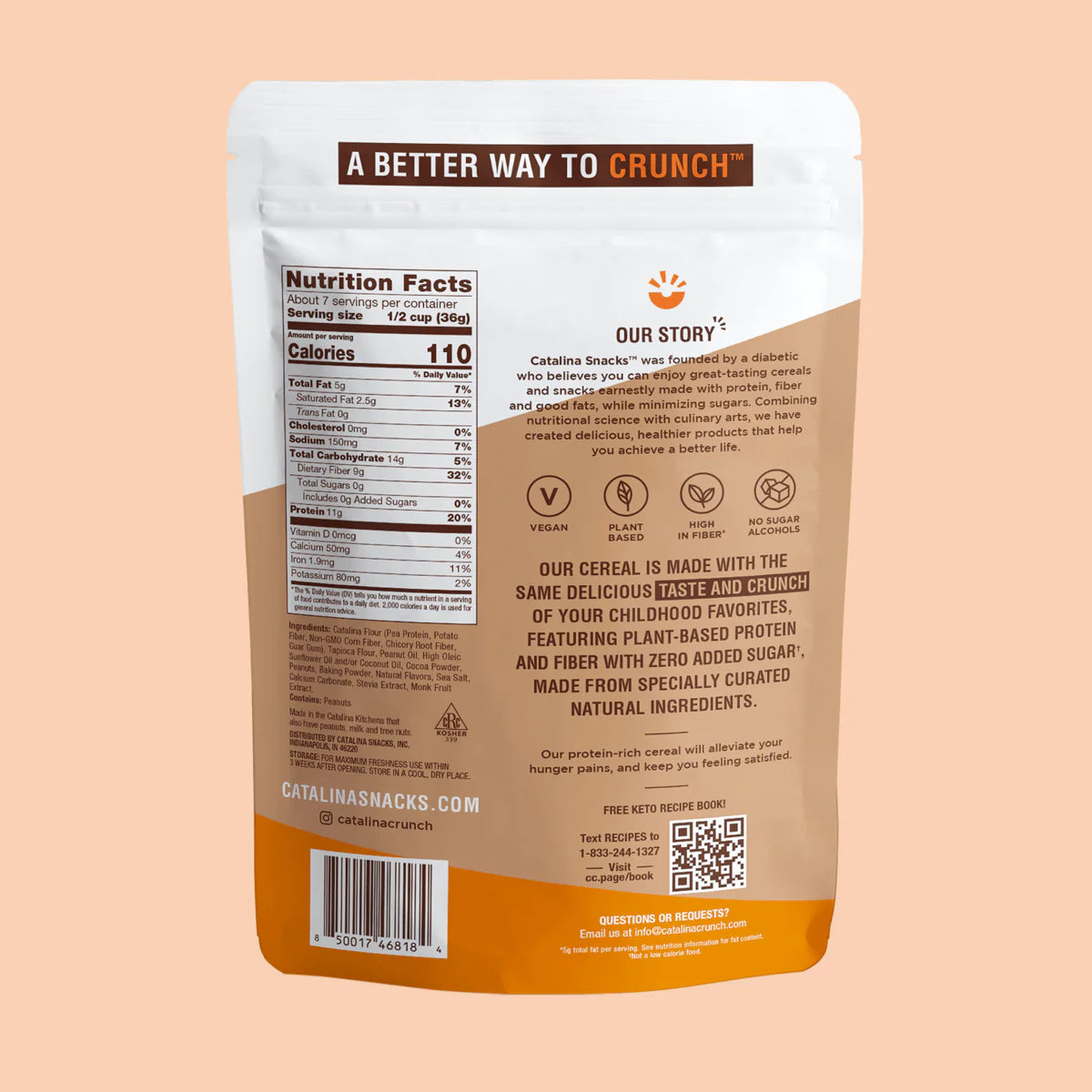 Catalina Crunch - Keto Friendly Cereal - 255g