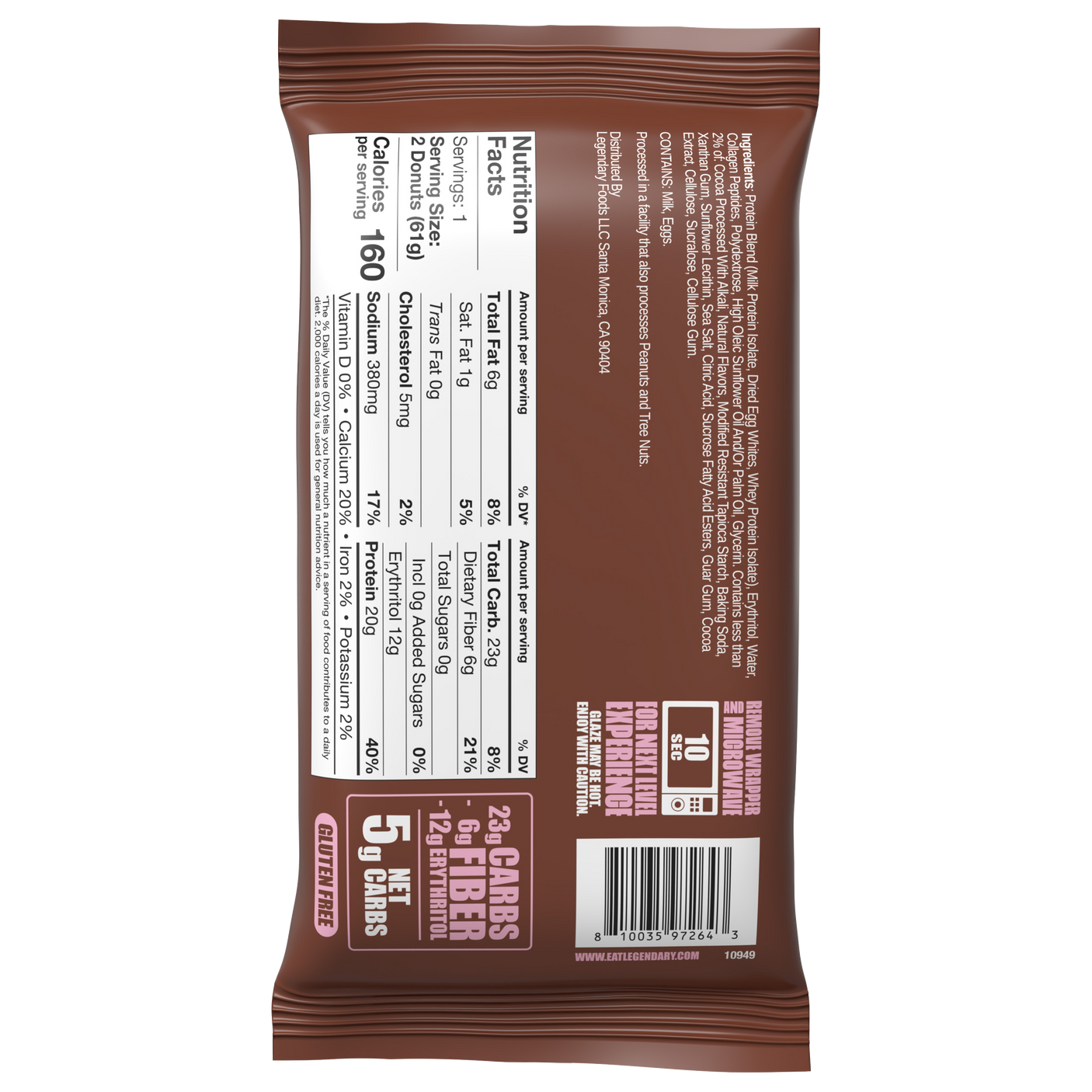 Legendary Foods - Protein Donuts - 65g