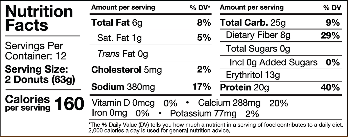 Legendary Foods - Protein Donuts - 65g