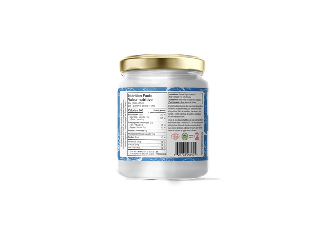 Organic Traditions - Huile de coco crue biologique - 500 ml