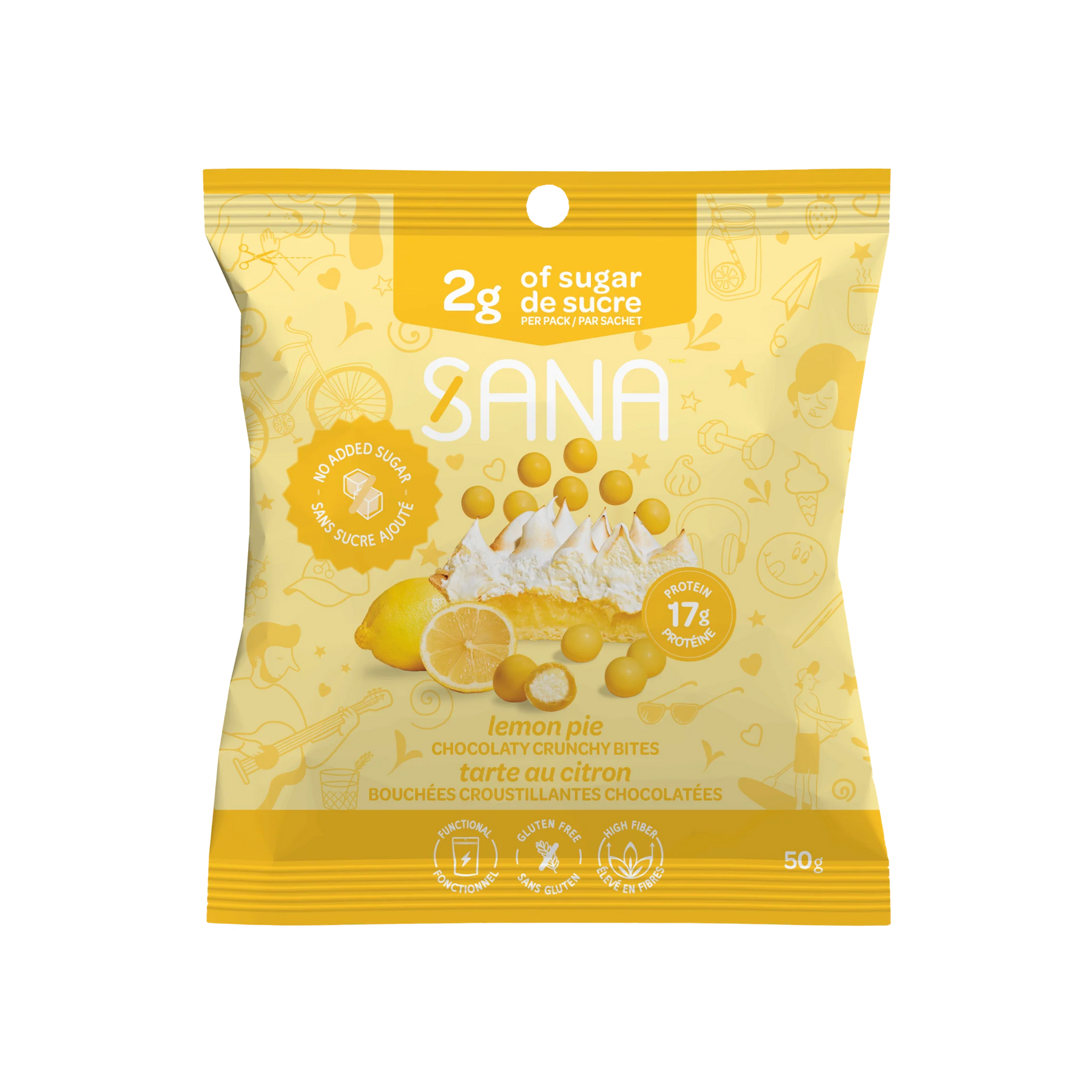 Sana - Crunchy Chocolate Protein Bites - 100g