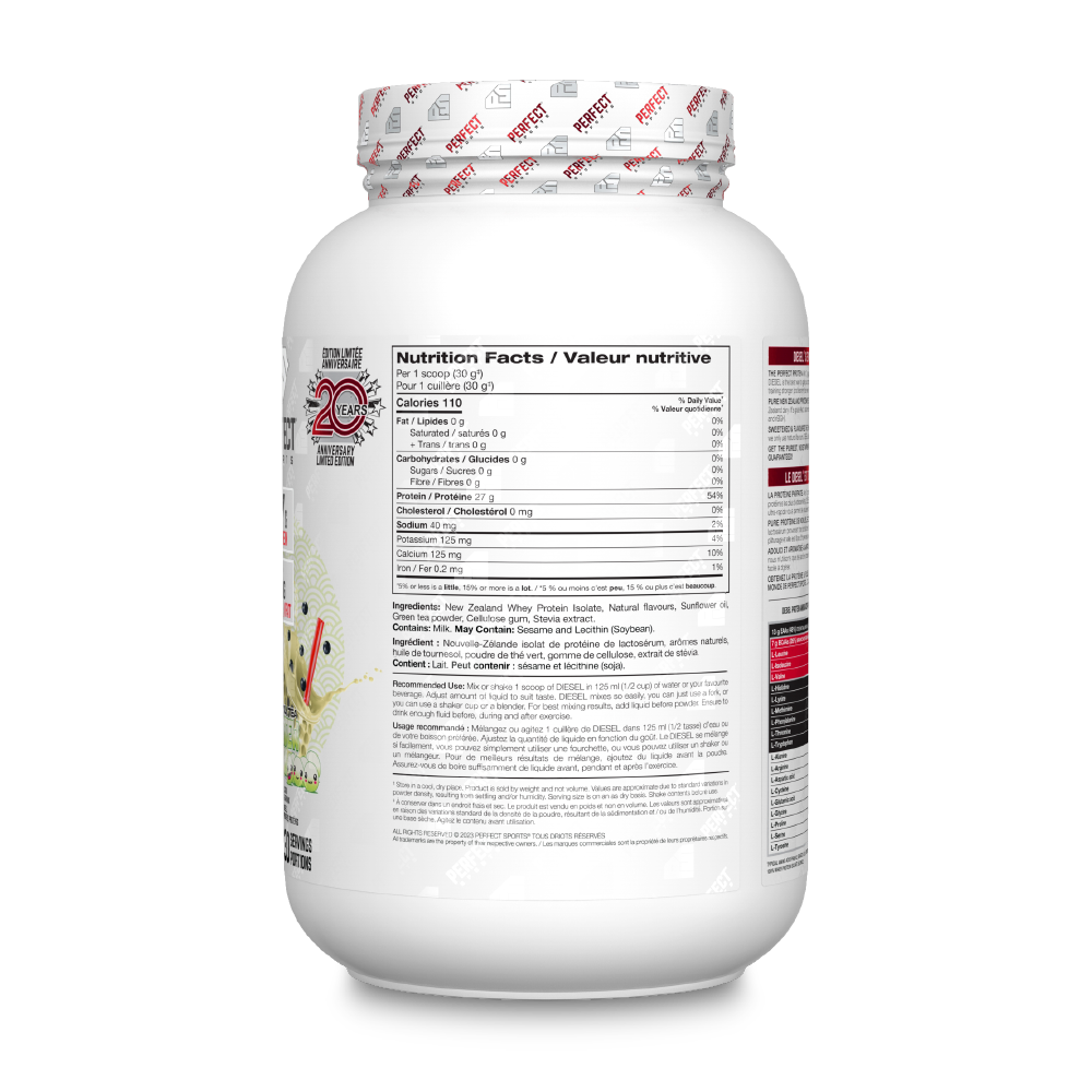 Perfect Sports - Diesel New Zealand Whey Isolate Protein - 2lbs