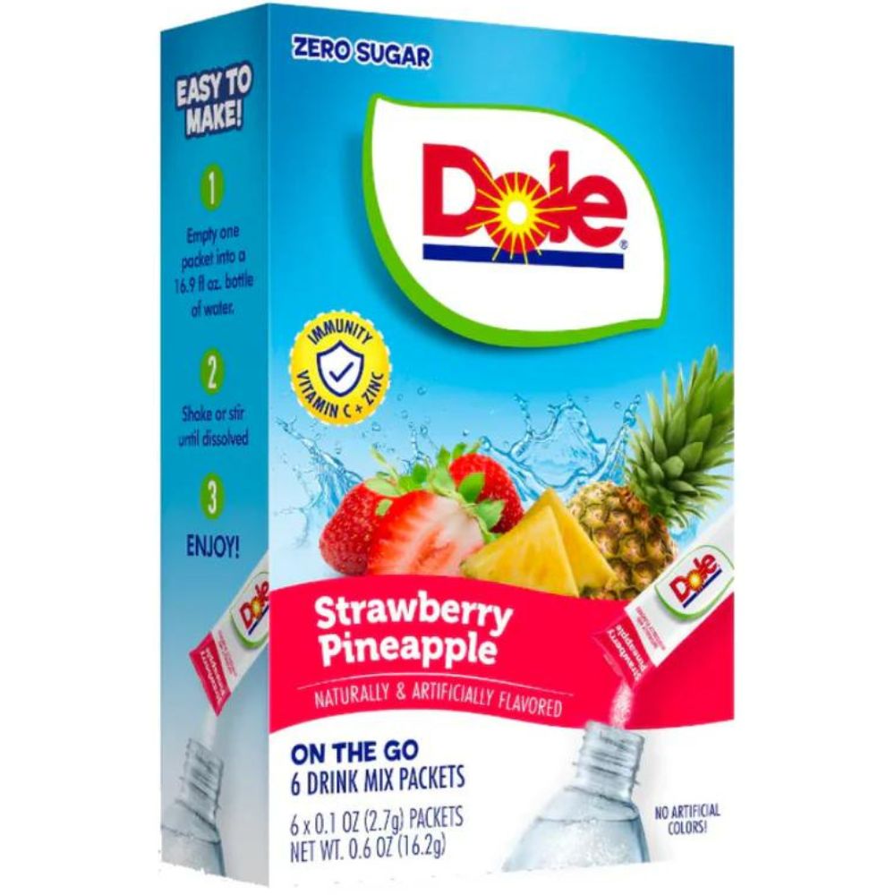 Dole - Zero Sugar Singles To Go Drink Mix - Pak 6