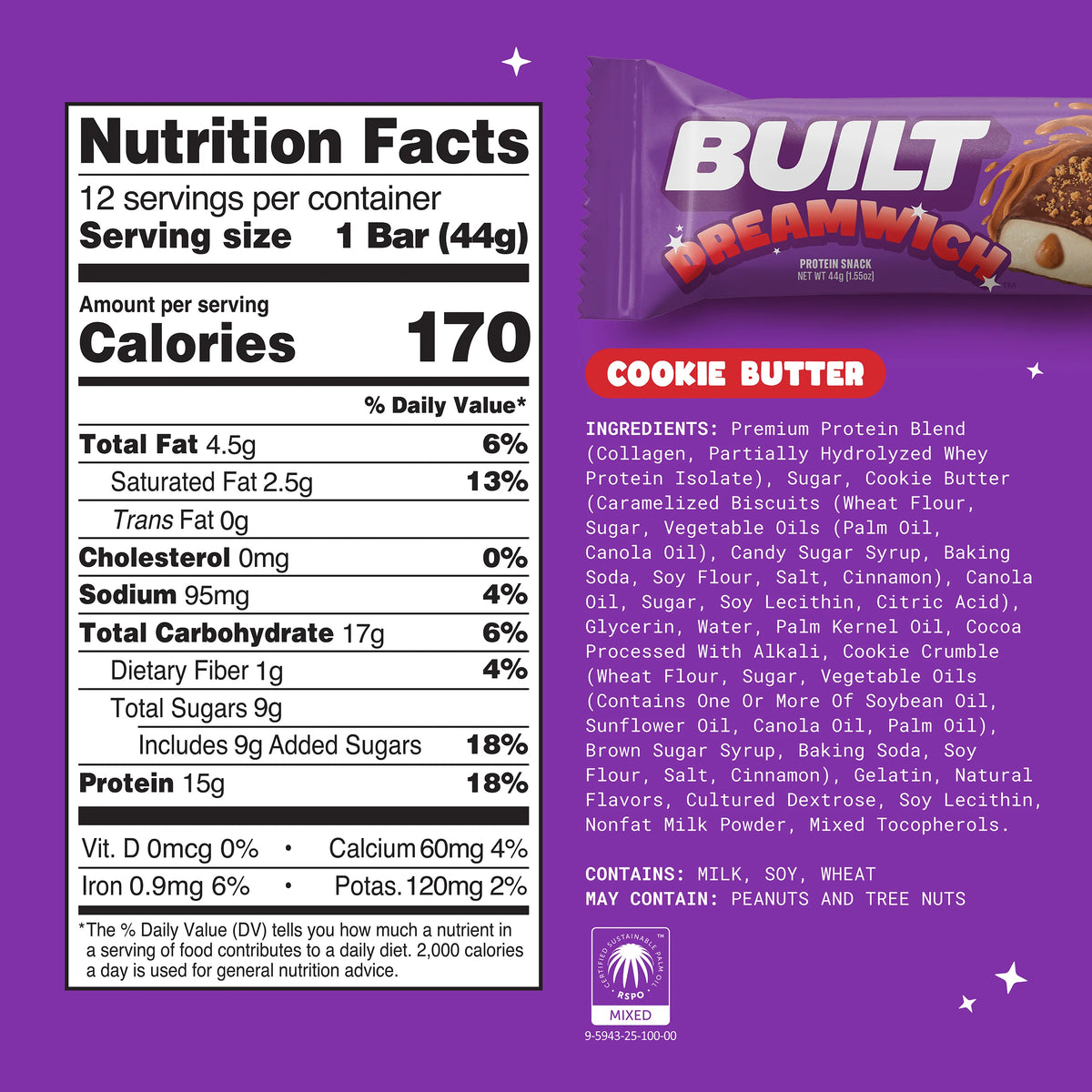 Built Bar Puffs Canada - Barre protéinée en édition limitée - 40 g