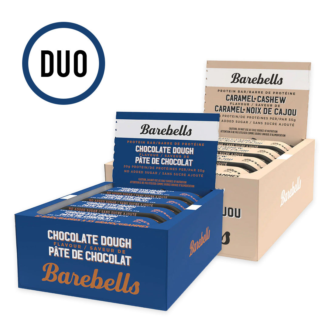 Barebells - Boîte de 12 barres protéinées - Duo