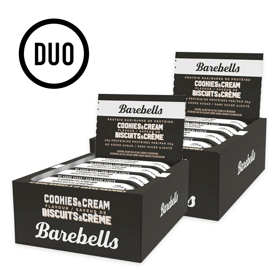 Barebells - Boîte de 12 barres protéinées - Duo