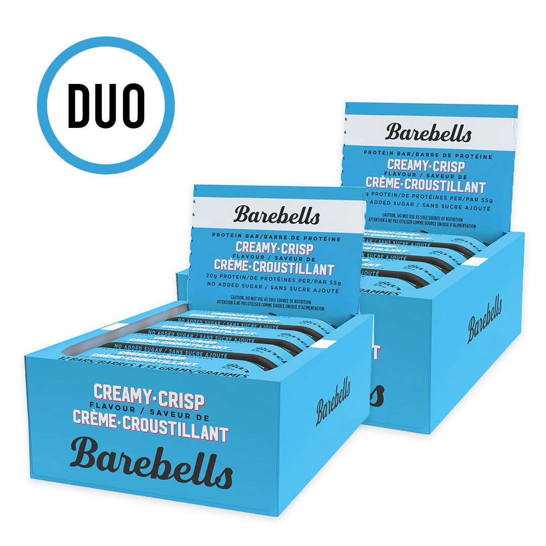 Barebells - Boîte de 12 barres protéinées - Duo