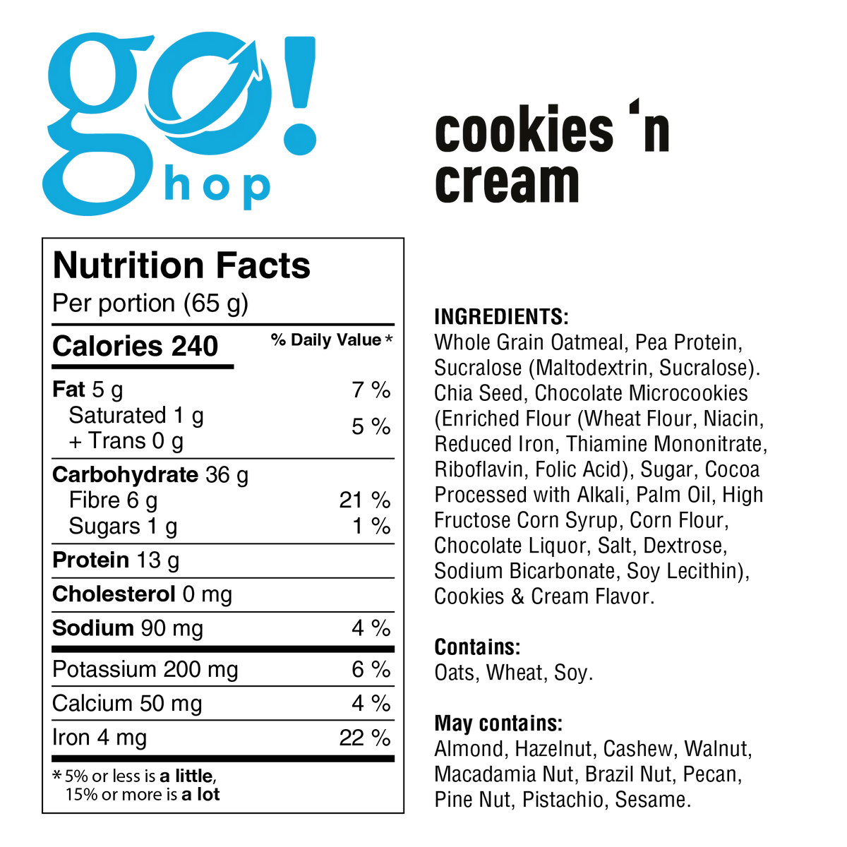 Go Nutrition - Go Hop Protein Overnight Oats - 200g