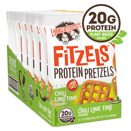 Lenny and Larrys - Fitzels Protein Pretzels - Box 8