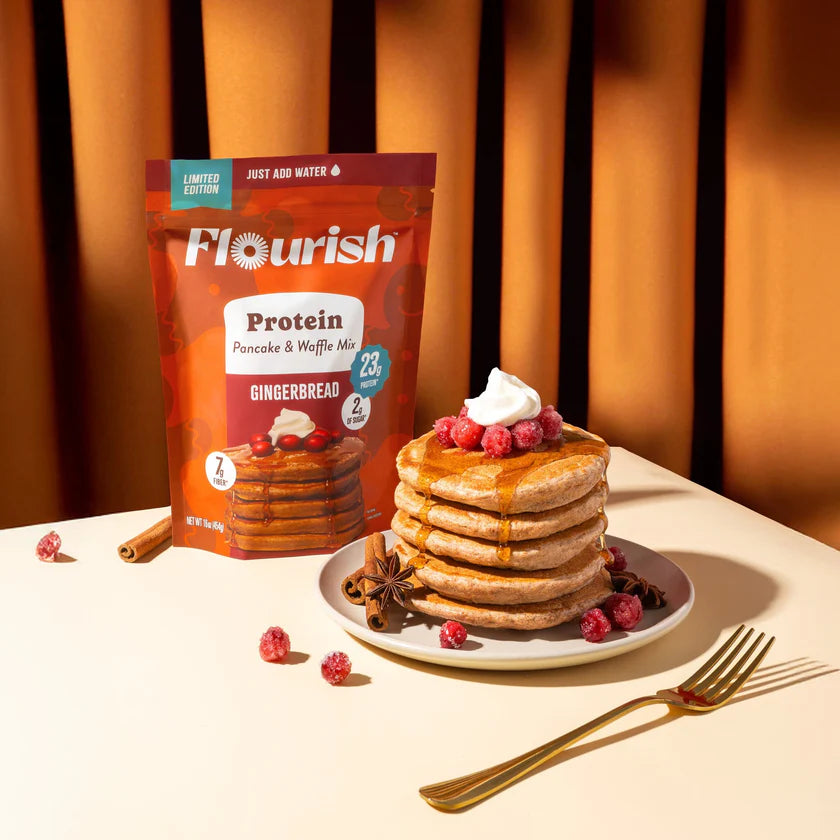 Flourish - Préparation pour crêpes protéinées saines - 430 g