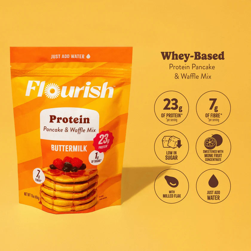 Flourish - Préparation pour crêpes protéinées saines - 430 g