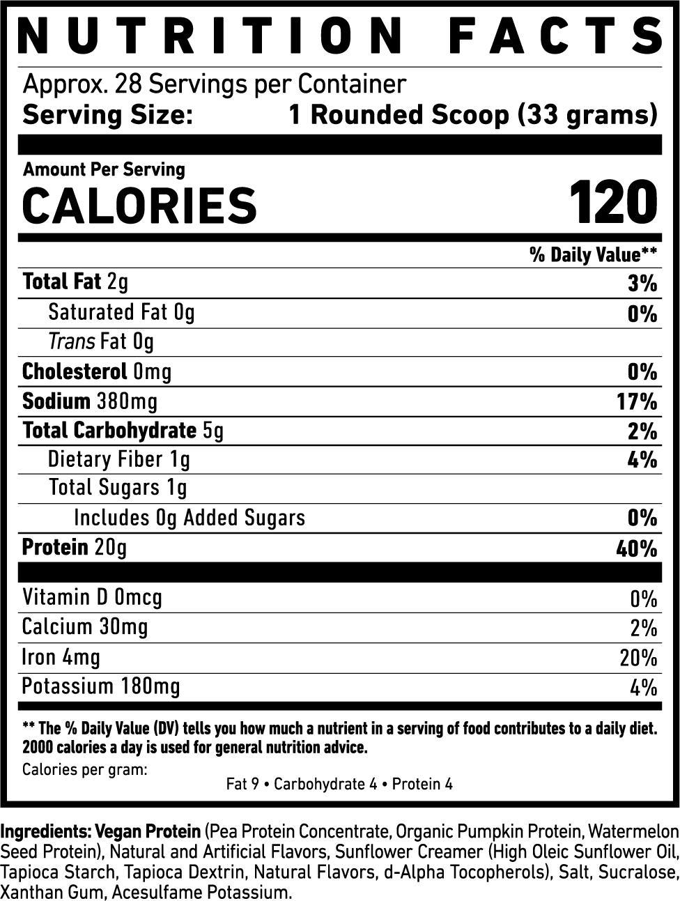 Ghost - Vegan Protein Powder - 2lb