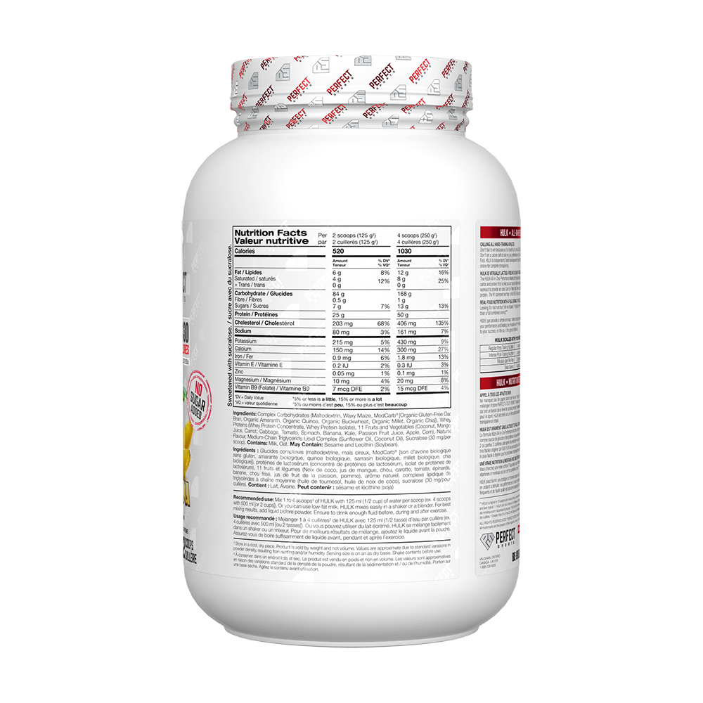 Perfect Sports - Hulk Clean Mass Gainer - 3lbs