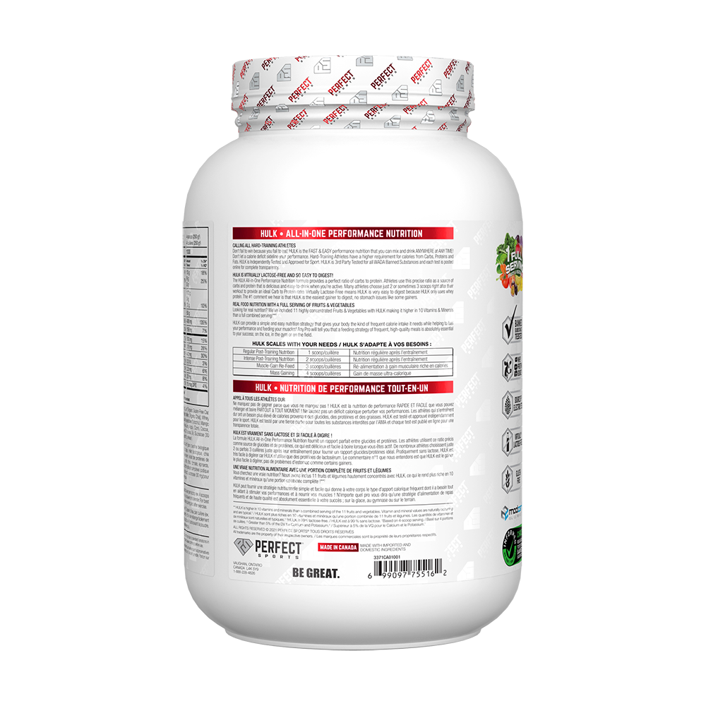 Perfect Sports - Hulk Clean Mass Gainer - 1,36 kg