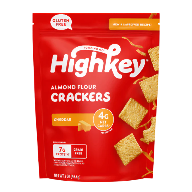 HighKey Snacks - Almond Flour Crackers - 2oz