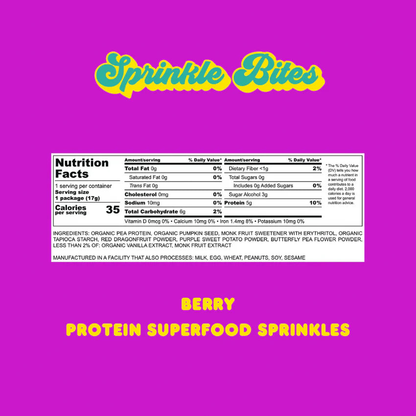 Sprinkles Bites - Sprinkles protéinés - paquet de 1