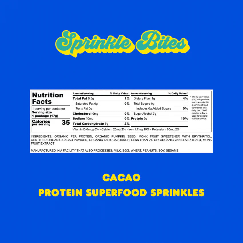 Sprinkles Bites - Protein Sprinkles - pack of 1