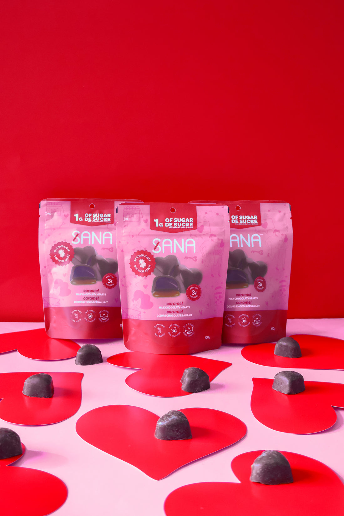 Sana - Bouchées chocolatées sans sucre ajouté - 100 g