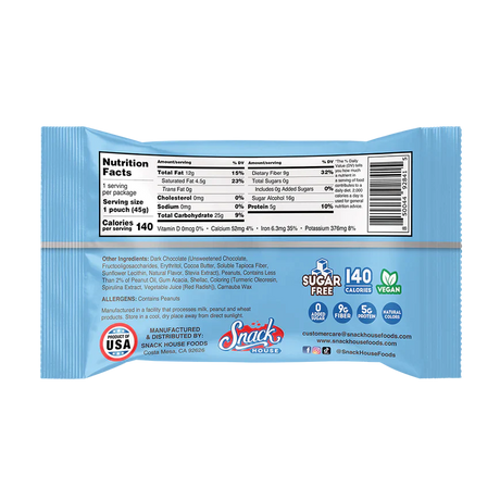 Snack House - Daddies Chocolate Peanut Candies - 45g