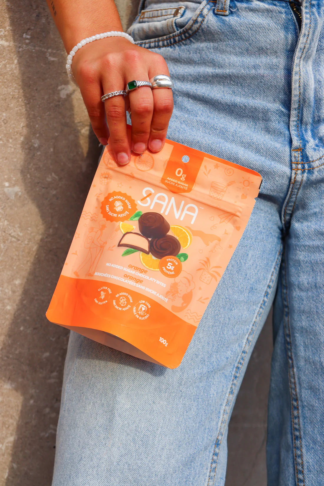 Sana - No Sugar Added Chocolatey Bites - 100g