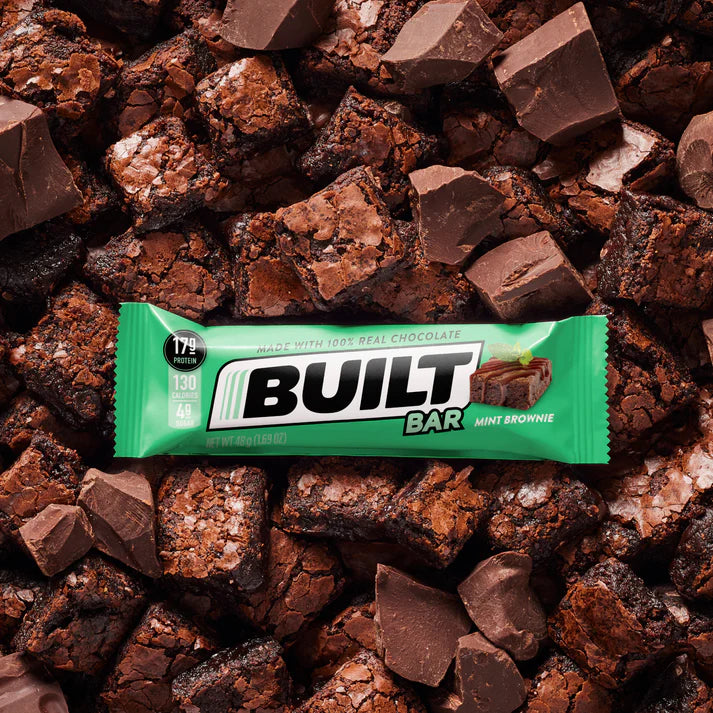 Built - Barre protéinée 100 % vrai chocolat - Zéro culpabilité (boîte de 12)