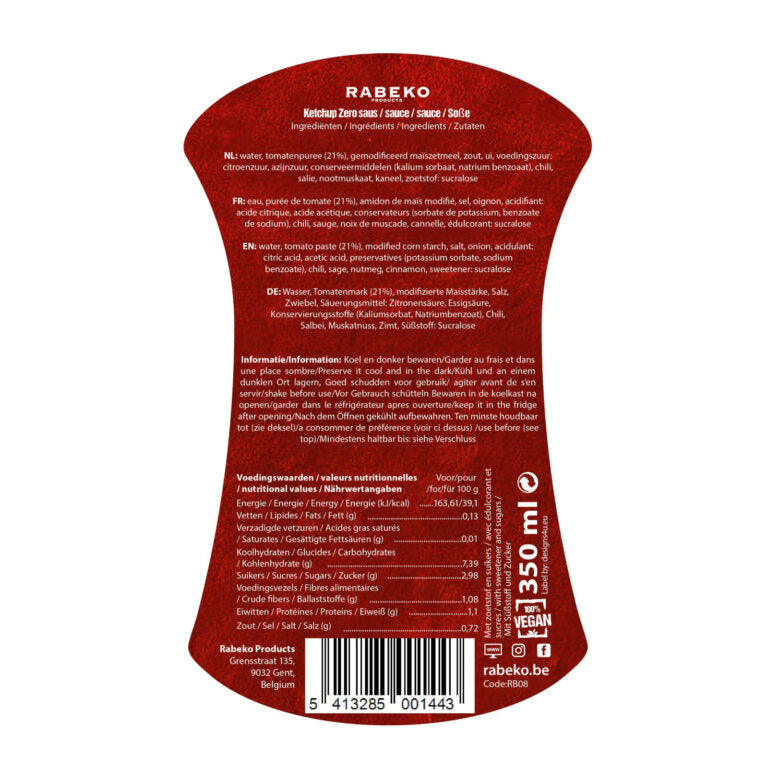 Rabeko - Low Calories & Low Fat Sauce - 350ml