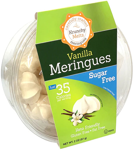 Krunchy Melts - Sugar Free Meringues - 57g
