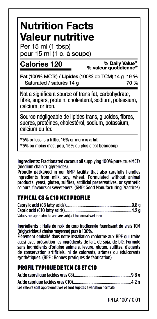 North Coast Naturals - 100% Pure MCT Oil - 946ml