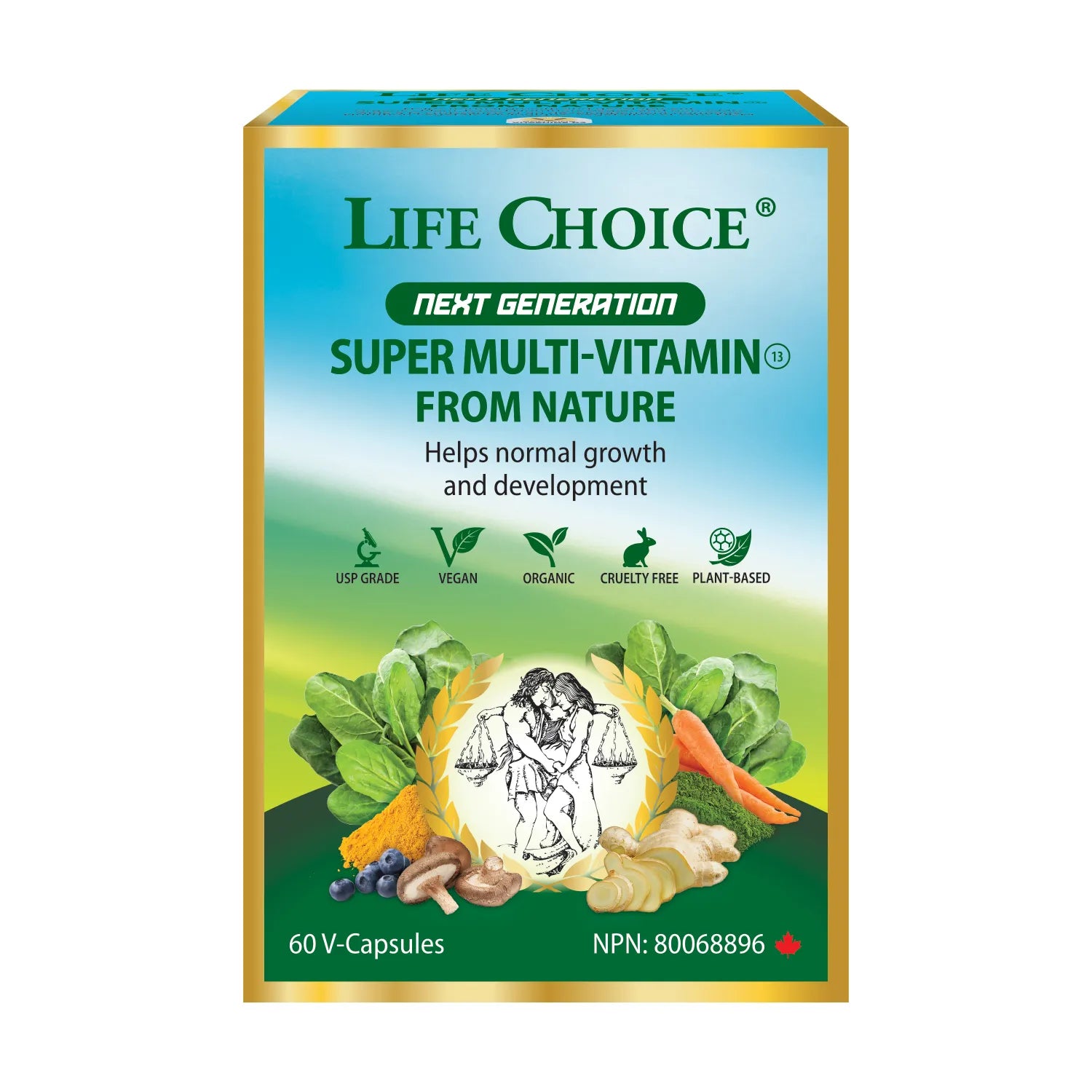 Life Choice - Super Multivitamines Nouvelle Génération - 60 Gélules V