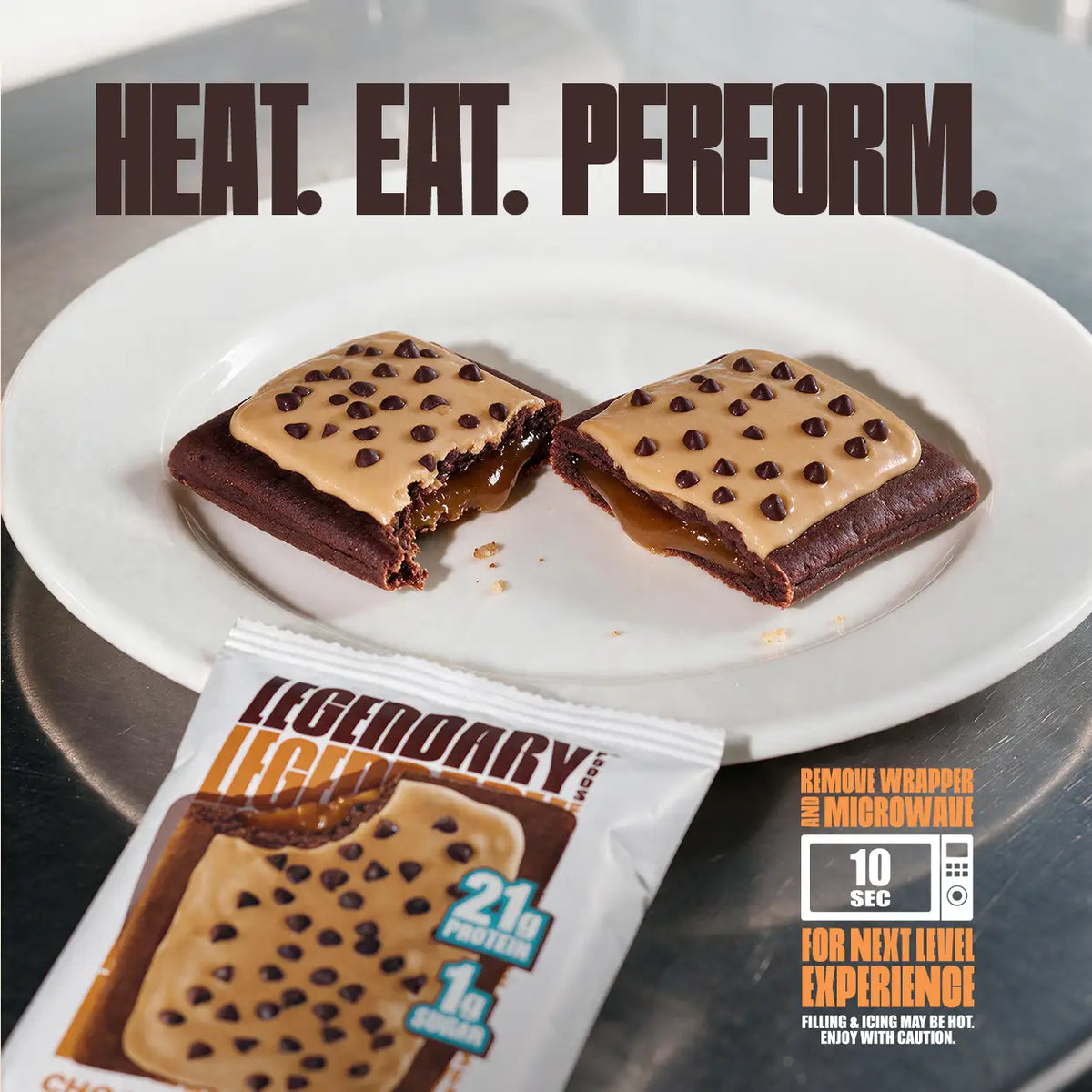 Legendary Foods - Pâtisseries protéinées savoureuses - Boîte de 10