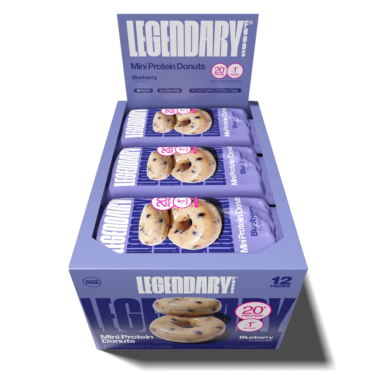 Legendary Foods - Beignets protéinés - 12 x 65 g