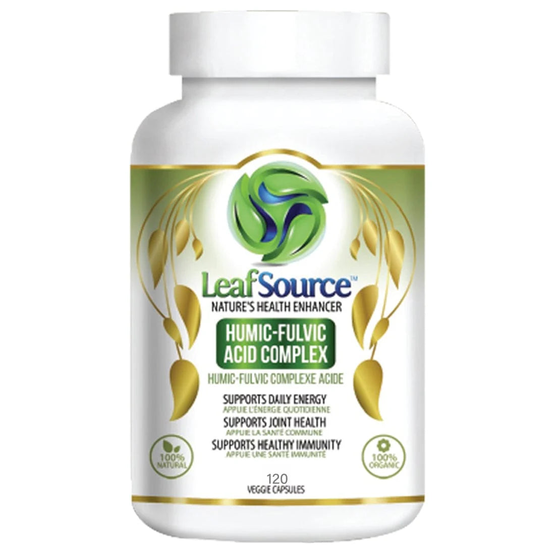 Leaf Source - Shilajit with Humic Fulvic Acid - 120 Vcaps