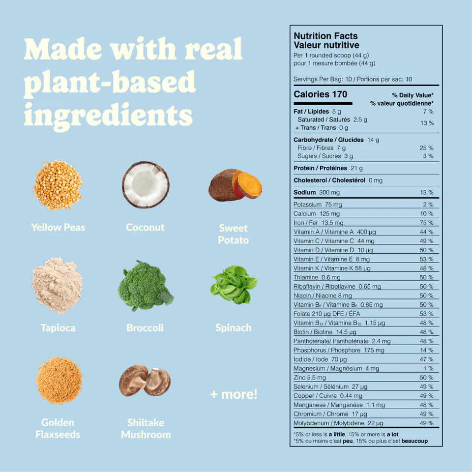 Good Protein - Mélange de protéines végétales tout-en-un à base de superaliments - 440 g