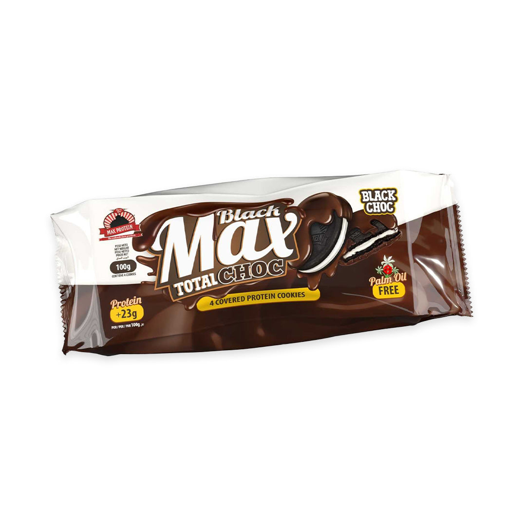 Max Protein - Biscuits protéinés noirs Max Protein - 100 g