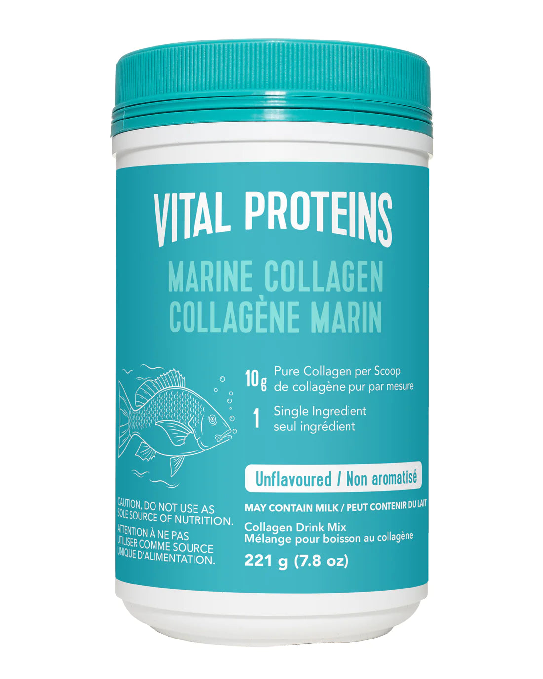 Vital Proteins - Peptides de collagène marin - 221 g sans arôme