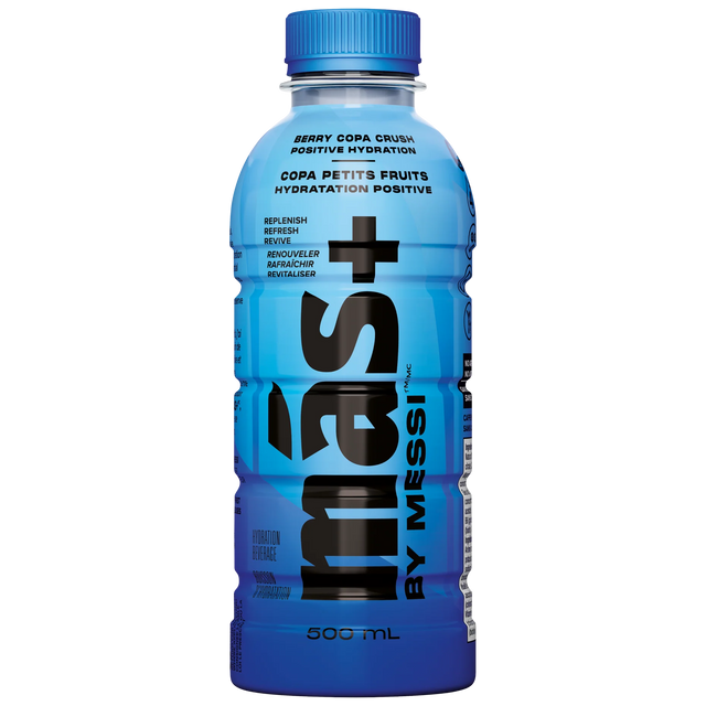 Mas+ hydrate berry copa crush 500ml