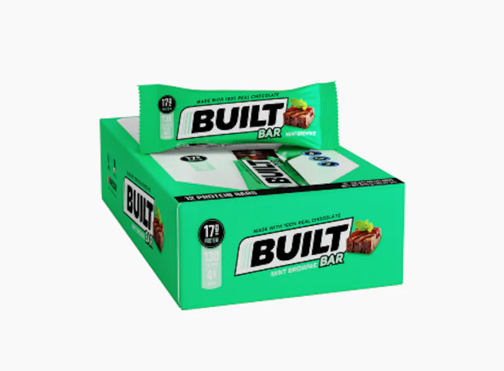 Built - Barre protéinée 100 % vrai chocolat - Zéro culpabilité (boîte de 12)