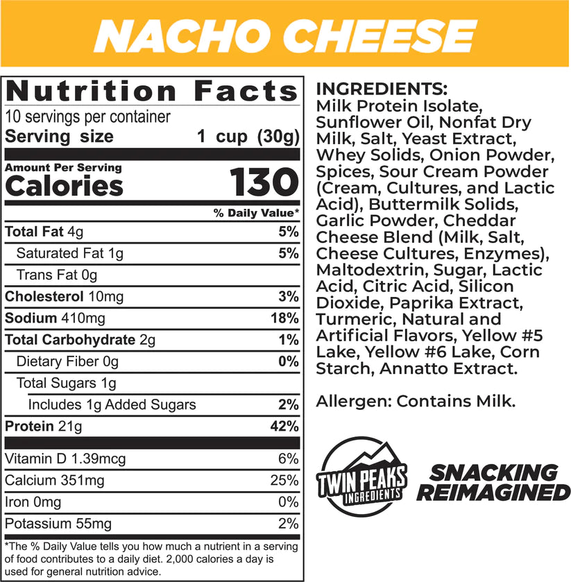 Twin Peaks - Keto High Protein Puffs