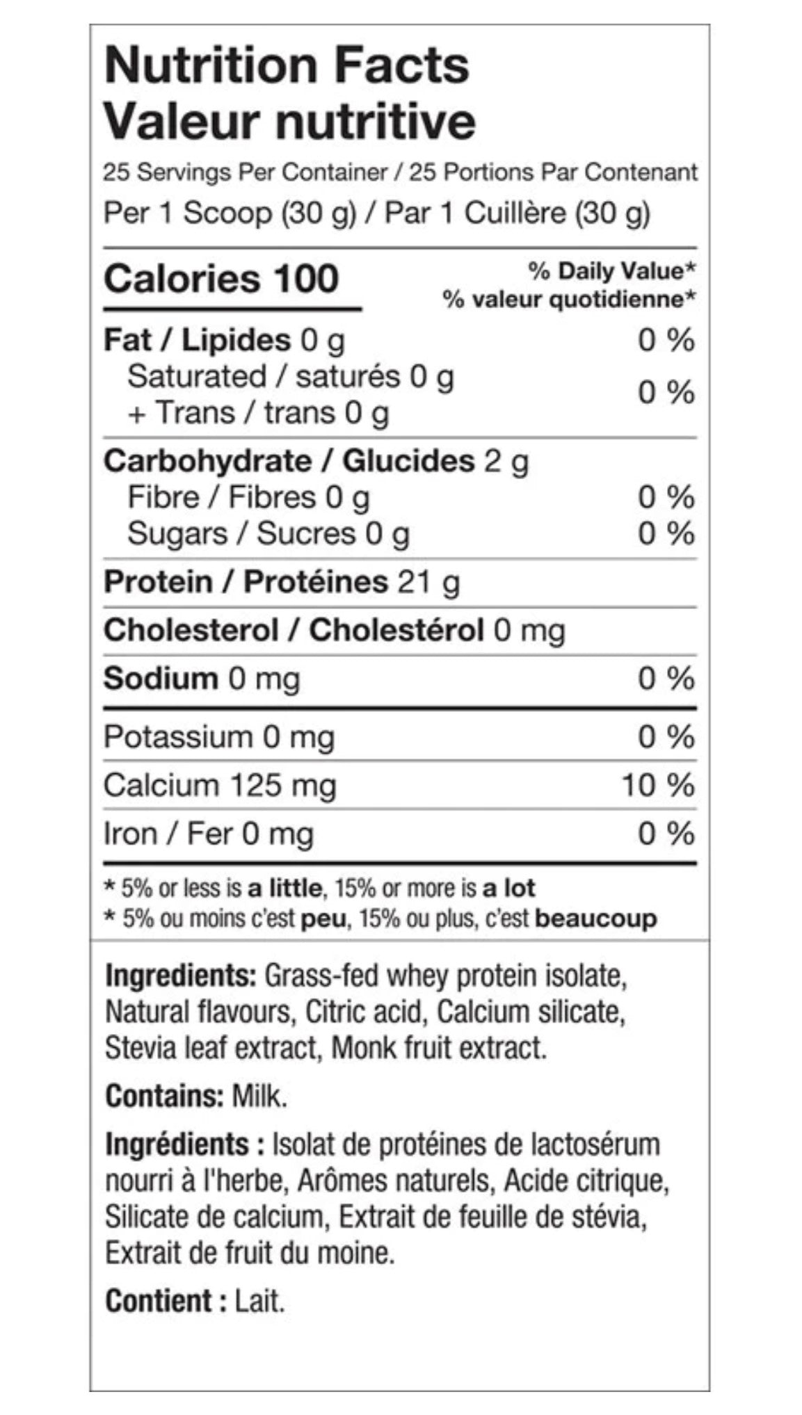 ALT Clear Protein - Isolat de lactosérum de vaches nourries à l'herbe - 730 g