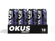 OKUS Energy case of 18 cans - Grape flavor