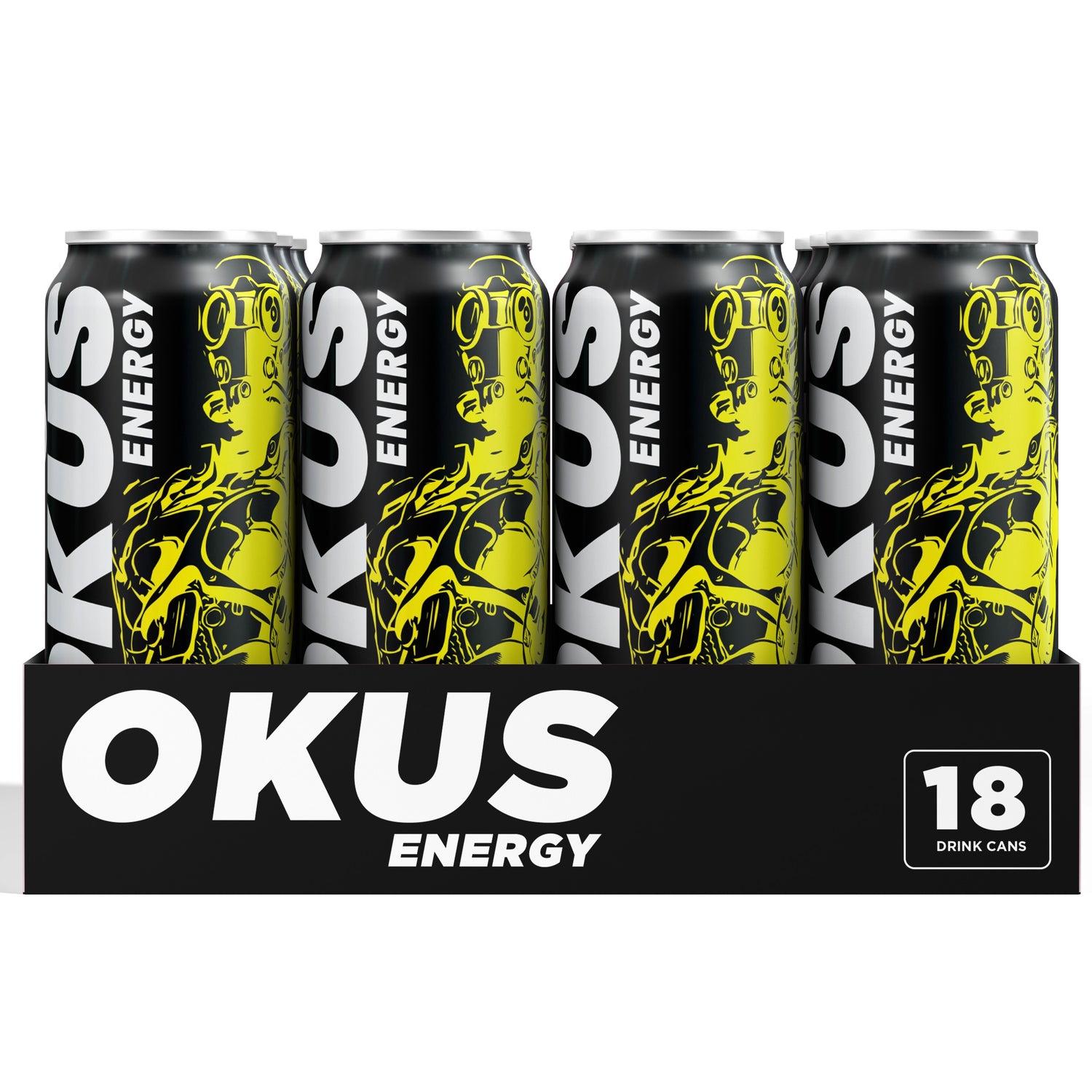 OKUS Energy case of 18 cans - Citrus flavor