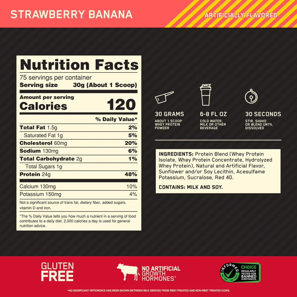 Optimum Nutrition 100% Whey Gold Standard 5lbs